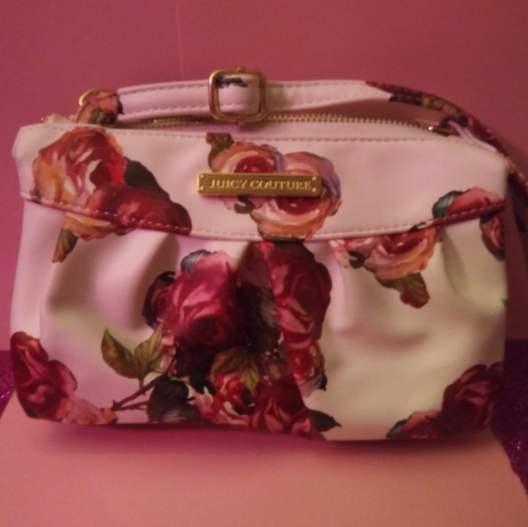 Juicy Couture Handbags - Beautiful Juicy Couture rose pattern purse